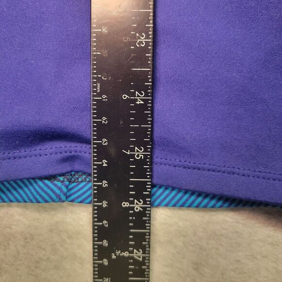 Athleta Spotlight Half Zip Athletic Pullover Sapphire Blue Size XL Workout Wear - Picture 4 of 7